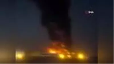 Tahran'da gıda fabrikasında korkutan yangın Tahran'da gıda fabrikasında korkutan yangın