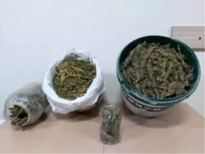 Yolcu otobüsünde toplam 4 kilo 700 gram esrar ele geçirildi Yolcu otobüsünde toplam 4 kilo 700 gram esrar ele geçirildi