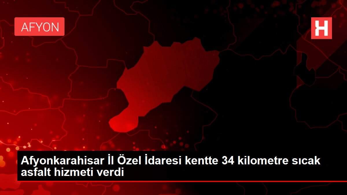 Afyonkarahisar İl Özel İdaresi kentte 34 kilometre sıcak asfalt hizmeti verdi Afyonkarahisar İl Özel İdaresi kentte 34 kilometre sıcak asfalt hizmeti verdi