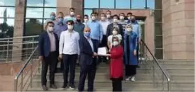 AK Parti İlçe Başkanı Okudan mazbatasını aldı AK Parti İlçe Başkanı Okudan mazbatasını aldı