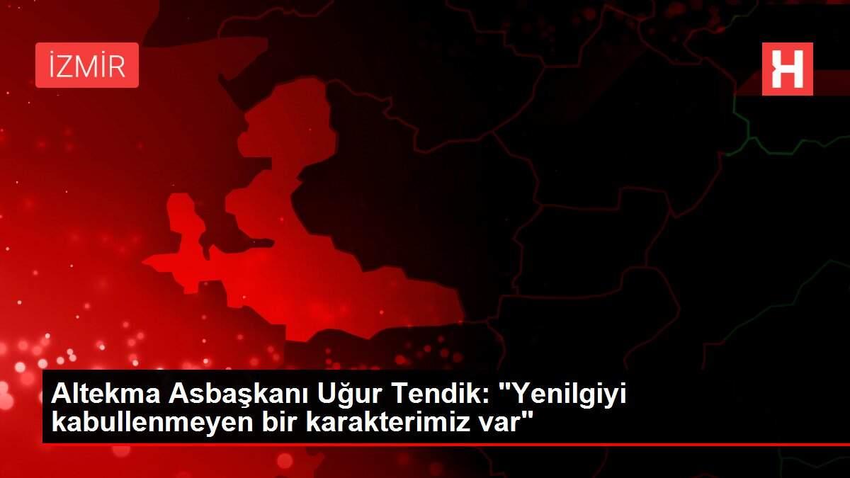 Altekma Asbaşkanı Uğur Tendik: Altekma Asbaşkanı Uğur Tendik: