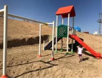 Başkan Şahiner çocukların istediği parkı yaptırdı Başkan Şahiner çocukların istediği parkı yaptırdı