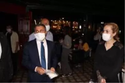 Düzce Valisi Atay'dan kafelere akşam denetimi Düzce Valisi Atay'dan kafelere akşam denetimi