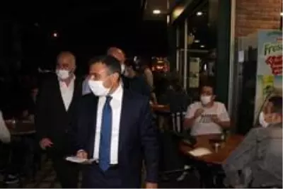 Düzce Valisi Atay'dan kafelere akşam denetimi Düzce Valisi Atay'dan kafelere akşam denetimi
