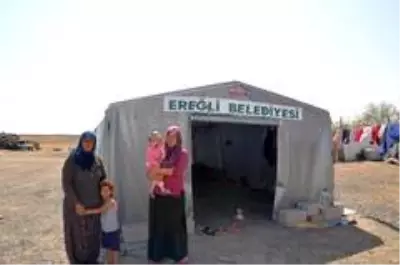Ereğli Belediyesinden depremde evi zarar gören vatandaşlara yardım Ereğli Belediyesinden depremde evi zarar gören vatandaşlara yardım