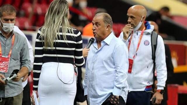 Hajduk TV spikeri Mirte Surjak, G.Saray maçında güzelliğiyle büyüledi