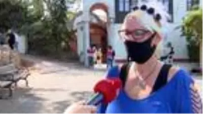 Son dakika haberi: (Havadan fotoğraflarla) Büyükada'daki Aya Yorgi Kilisesi'ne tırmanışa koronavirüs engeli