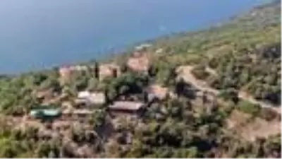 Son dakika haberi: (Havadan fotoğraflarla) Büyükada'daki Aya Yorgi Kilisesi'ne tırmanışa koronavirüs engeli
