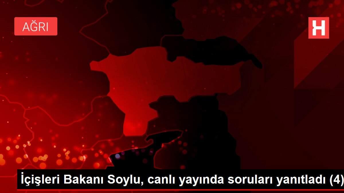 Son Dakika | İçişleri Bakanı Soylu, canlı yayında soruları yanıtladı (4) Son Dakika | İçişleri Bakanı Soylu, canlı yayında soruları yanıtladı (4)