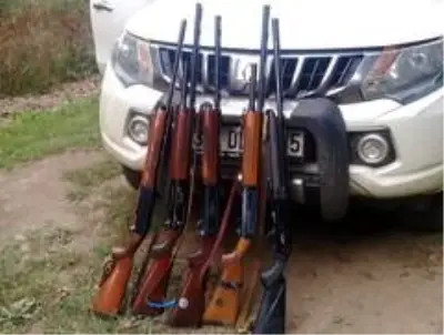 Karabük'te kaçak avlanan 5 kişi yakalandı Karabük'te kaçak avlanan 5 kişi yakalandı