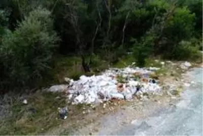 Sazlıdere Barajı'nda korkutan görüntü Sazlıdere Barajı'nda korkutan görüntü