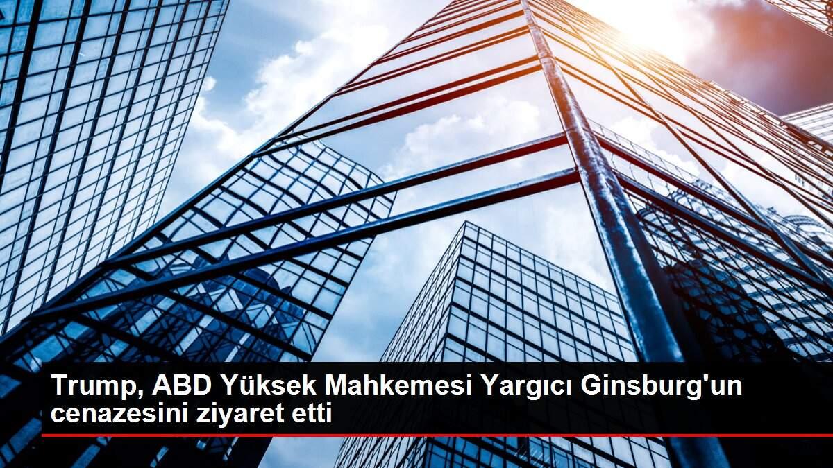 Trump, ABD Yüksek Mahkemesi Yargıcı Ginsburg'un cenazesini ziyaret etti Trump, ABD Yüksek Mahkemesi Yargıcı Ginsburg'un cenazesini ziyaret etti