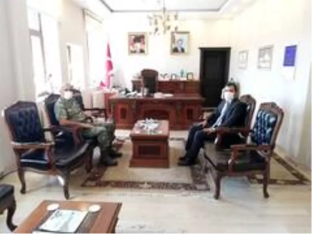 Tümgeneral Uzun Kaymakam Koşal'ı ziyaret etti