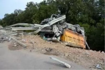 Aracına arı girince kaza yaptı: 1 yaralı Aracına arı girince kaza yaptı: 1 yaralı