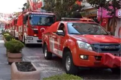 Balıkesir'de itfaiye haftası başladı Balıkesir'de itfaiye haftası başladı