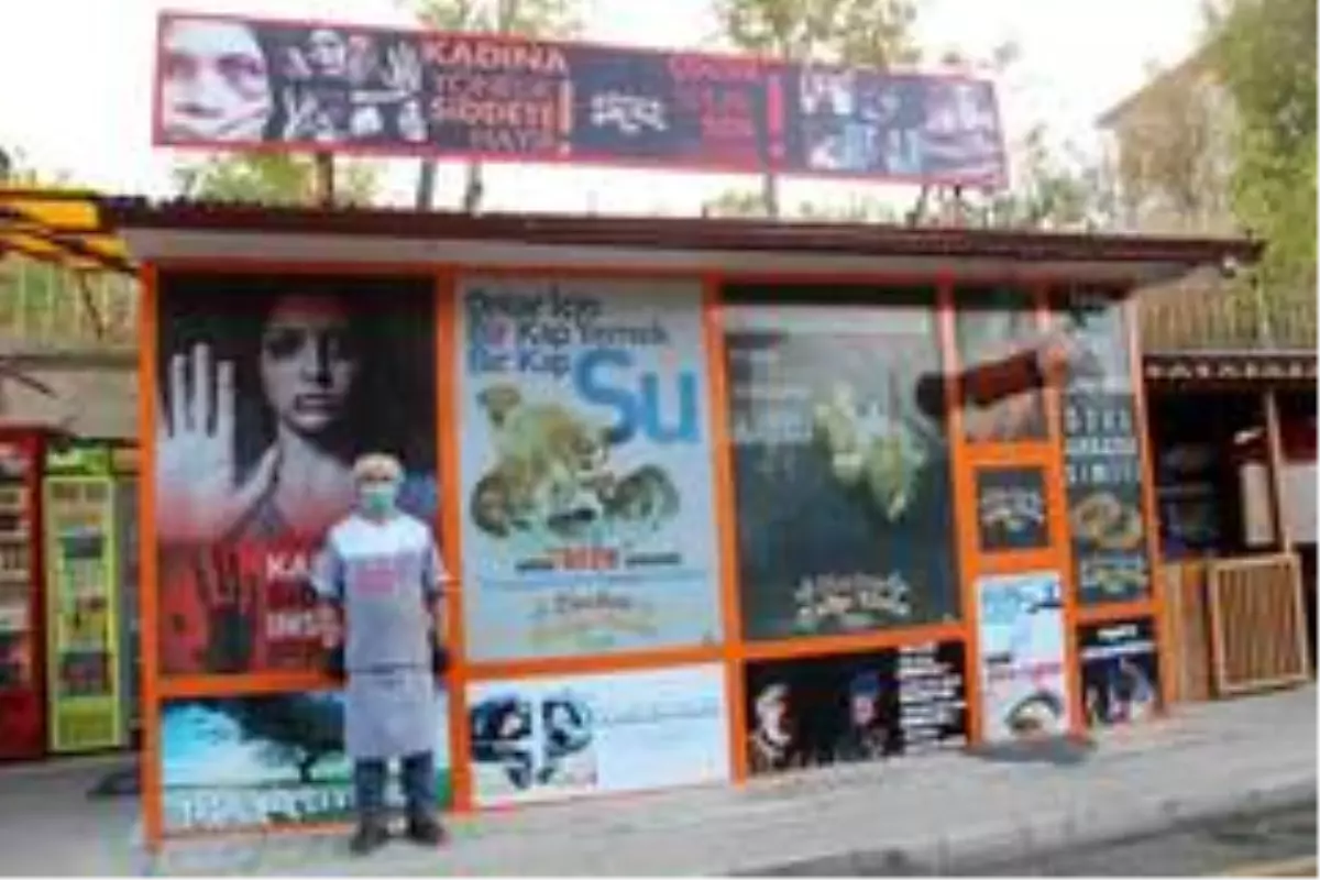 Erzurum'da şiddete dikkat çeken büfe