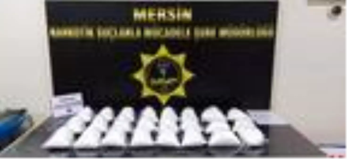 Son dakika haberleri! Mersin'de 12 kilogram metamfetamine 8 gözaltı