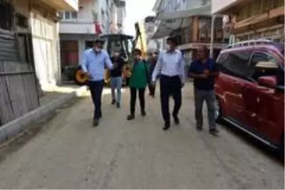 Nazilli Belediyesi Turan Mahallesi'nde çalışmalara devam ediyor Nazilli Belediyesi Turan Mahallesi'nde çalışmalara devam ediyor