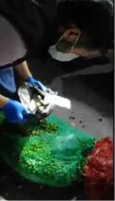 Patlıcan ve zeytin dolu çuvallarından uyuşturucu ele geçirildi Patlıcan ve zeytin dolu çuvallarından uyuşturucu ele geçirildi