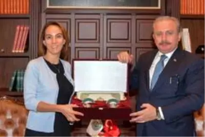 TBMM Başkanı Mustafa Şentop ve Parlamentolararası Birlik Başkanı Gabriela Cuevas Barron bir araya... TBMM Başkanı Mustafa Şentop ve Parlamentolararası Birlik Başkanı Gabriela Cuevas Barron bir araya...
