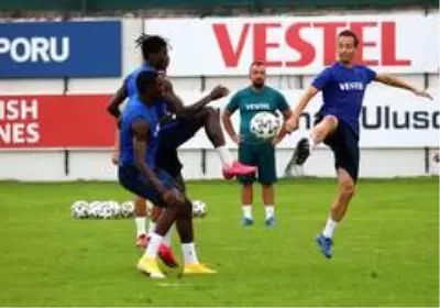 Trabzonspor'da moralli antrenman