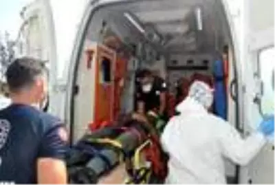 8 metre yükseklikten düşen işçi yaralandı
