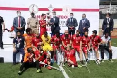 Son dakika haberi: Ampute Futbol Türkiye Kupası'nda şampiyon Etimesgut Belediyesi Son dakika haberi: Ampute Futbol Türkiye Kupası'nda şampiyon Etimesgut Belediyesi