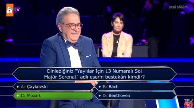 Cem Yılmaz - Kim Milyoner Olmak İster yarışmasında hangi soruya cevap verdi? 26 Eylül Cumartesi sesli soru ne ve cevabı nedir?