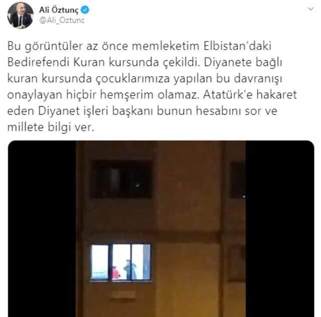 Kur'an kursunda çocuğa şiddet görüntüleriyle ilgili soruşturma başlatıldı Kur'an kursunda çocuğa şiddet görüntüleriyle ilgili soruşturma başlatıldı