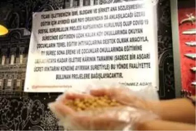 Bir avuç leblebi ile öğrencilerin hayatını değiştirme çabası Bir avuç leblebi ile öğrencilerin hayatını değiştirme çabası