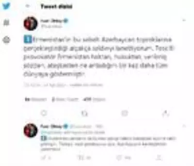 Cumhurbaşkanı Yardımcısı Oktay: Türkiye, Azerbaycanlı kardeşlerinin yanındadır Cumhurbaşkanı Yardımcısı Oktay: Türkiye, Azerbaycanlı kardeşlerinin yanındadır
