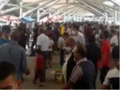 Şanlıurfa'da güvercin pazarında korona denetimi Şanlıurfa'da güvercin pazarında korona denetimi