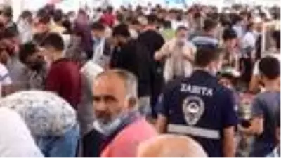 Şanlıurfa'da güvercin pazarında korona denetimi Şanlıurfa'da güvercin pazarında korona denetimi