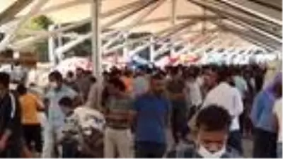 Şanlıurfa'da güvercin pazarında korona denetimi Şanlıurfa'da güvercin pazarında korona denetimi