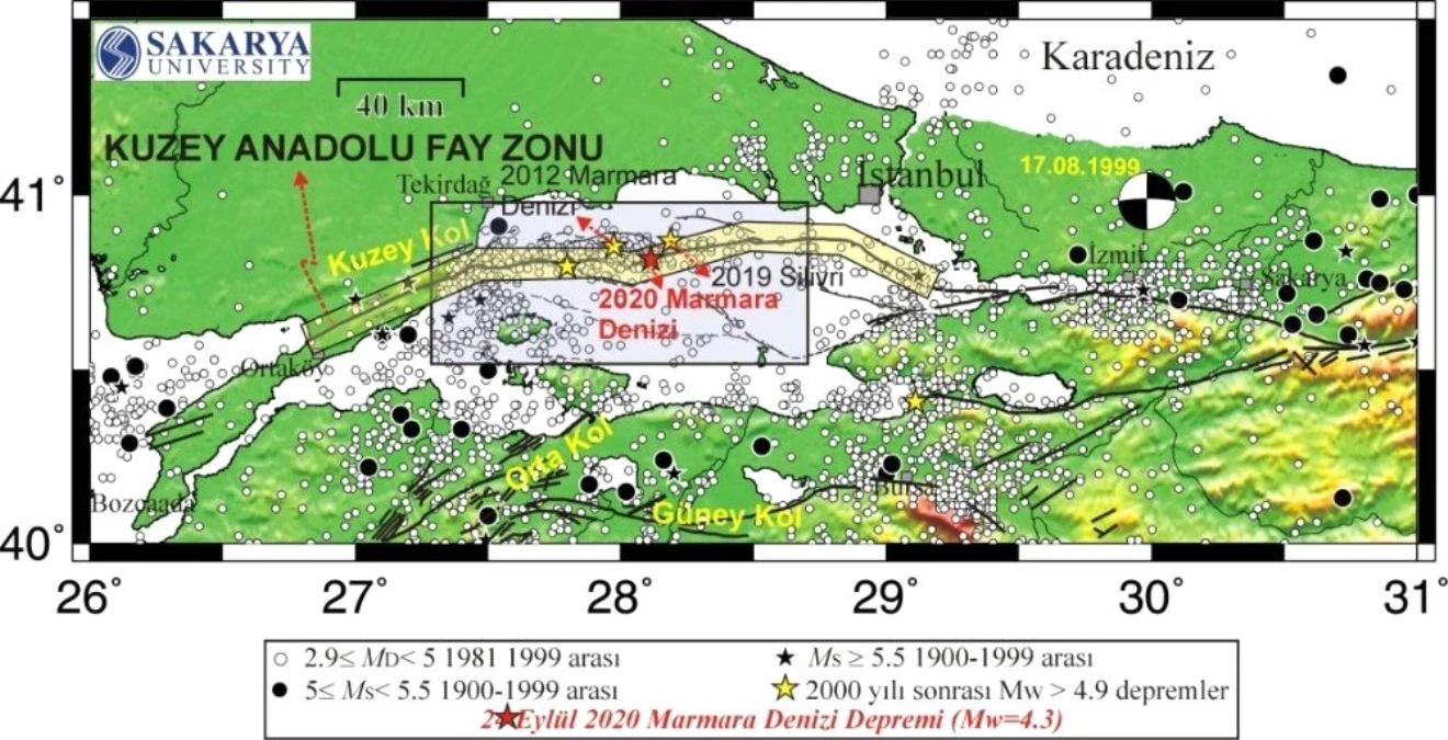 Sakarya Universitesi Uzmanlari Marmara Denizi Ndeki Deprem Silivri Depreminin Artcisi Olabilir
