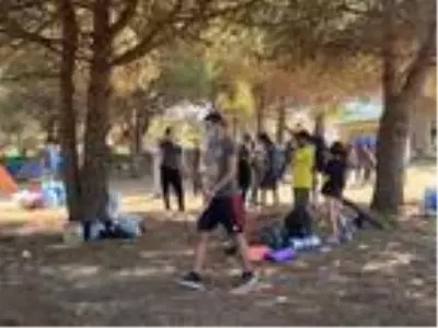 Şile'de sosyal mesafe ve maske kuralına uymayan kampçılara jandarma baskın yaptı Şile'de sosyal mesafe ve maske kuralına uymayan kampçılara jandarma baskın yaptı