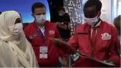 Somalili Guled Abdi Teknofest'te ilgi odağı oldu Somalili Guled Abdi Teknofest'te ilgi odağı oldu