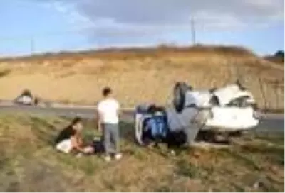 Tekirdağ'da cip ile otomobil çarpıştı: 3 yaralı