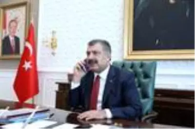 Bakan Koca Azeri mevkidaşı ile görüştü Bakan Koca Azeri mevkidaşı ile görüştü