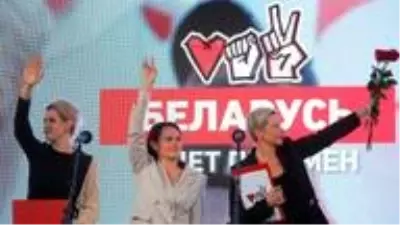 Belaruslu muhalif, iktidar değişikliği için Macron'dan yardım istiyor Belaruslu muhalif, iktidar değişikliği için Macron'dan yardım istiyor
