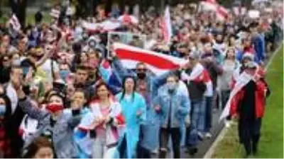 Belaruslu muhalif, iktidar değişikliği için Macron'dan yardım istiyor Belaruslu muhalif, iktidar değişikliği için Macron'dan yardım istiyor