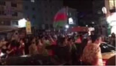 Ermenistan'ın Azerbaycan'a saldırısı Kadıköy'de protesto edildi Ermenistan'ın Azerbaycan'a saldırısı Kadıköy'de protesto edildi