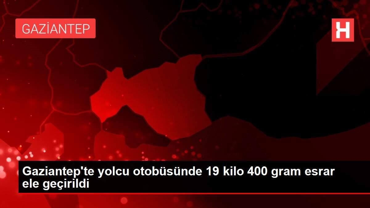 Gaziantep'te yolcu otobüsünde 19 kilo 400 gram esrar ele geçirildi Gaziantep'te yolcu otobüsünde 19 kilo 400 gram esrar ele geçirildi