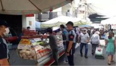 Germencik'te Korona virüs denetimleri sürüyor Germencik'te Korona virüs denetimleri sürüyor