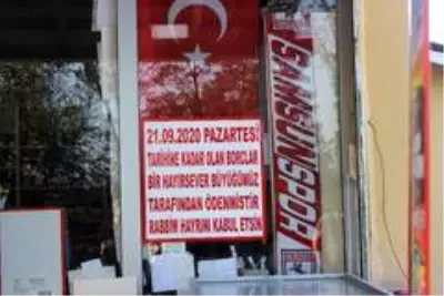 Gizemli hayırsever borçları ödedi Gizemli hayırsever borçları ödedi