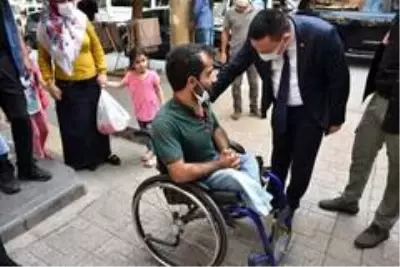 Karantinadan çıkan Başkan Beyoğlu Bağlar'da vatandaşlarla buluştu Karantinadan çıkan Başkan Beyoğlu Bağlar'da vatandaşlarla buluştu