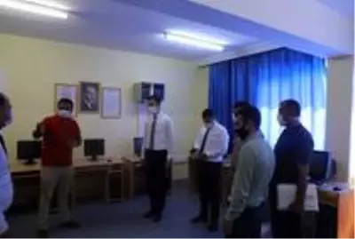Kaymakam Kırçuval EBA Erişim Noktalarını inceledi Kaymakam Kırçuval EBA Erişim Noktalarını inceledi