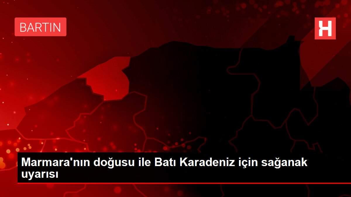 Marmara'nın doğusu ile Batı Karadeniz için sağanak uyarısı Marmara'nın doğusu ile Batı Karadeniz için sağanak uyarısı