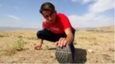 Milli atlet, tarlada Avrupa Gençler Şampiyonası'na hazırlanıyor Milli atlet, tarlada Avrupa Gençler Şampiyonası'na hazırlanıyor