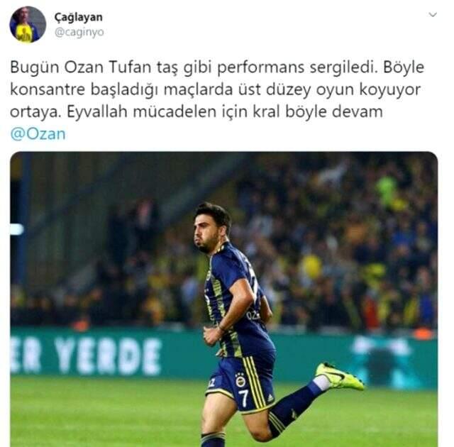 Ozan Tufan'ın Galatasaray derbisinde gösterdiği performans, sosyal medyada en çok konuşulan konulardan oldu Ozan Tufan'ın Galatasaray derbisinde gösterdiği performans, sosyal medyada en çok konuşulan konulardan oldu
